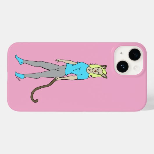 Coques Case-Mate iPhone catgirl (Verso (horizontal))