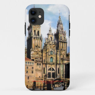 Coque iPhone 11 Cathédrale Santiago de Compostela (A La Corogne)