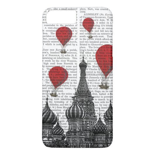 Coques Case-Mate iPhone Cathédrale St Basil et Ballons rouges à air chaud (Dos)