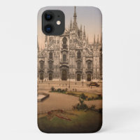 Cathédrale vintage de Milan et Piazza, Italie