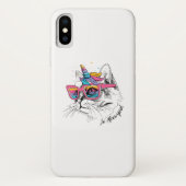 Coques Case-Mate iPhone Caticorn | ainsi Meowgical (Dos)
