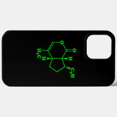 Coques Case-Mate iPhone Catnip Nepetalactone Formule chimique moléculaire (Verso (horizontal))