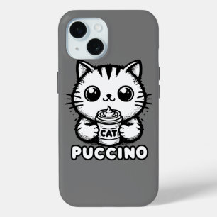 Coque Pour iPhone 15 Catpuccino 1