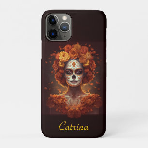 Case-Mate iPhone Case Catrina Marigold personnalisée Día de los Muertos