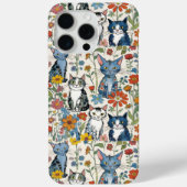 Coques Case-Mate iPhone Cats et illustrations Fleurs sauvages Boho (Verso)