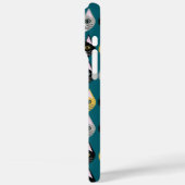 Coques Case-Mate iPhone Cats teal (Verso / Gauche)