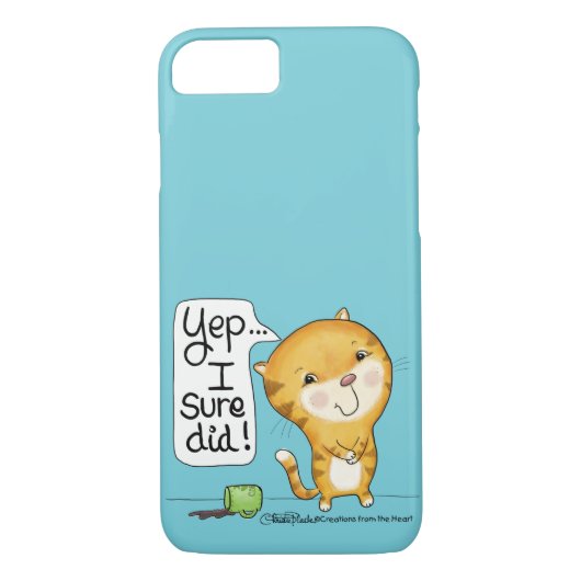 Coques Case-Mate iPhone Cattitude - Cat déverse café (Dos)