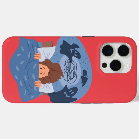Coques Case-Mate iPhone cauchemar (Verso (horizontal))