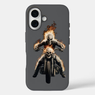 Coques iPhone 16 Cauchemar au charbon - Crâne à encens iPhone Cove