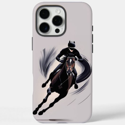 Coques Case-Mate iPhone Cavalier au Galop (Verso)