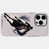 Coques Case-Mate iPhone Cavalier au Galop (Verso (horizontal))
