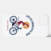Coques Case-Mate iPhone Cavalier Chic - La vie est une belle balade (Verso (horizontal))