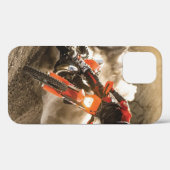 Coques Case-Mate iPhone Cavalier de motocross (Verso (horizontal))