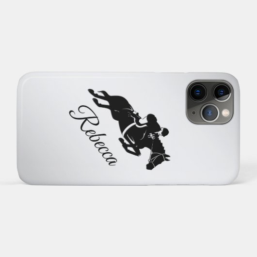 Coques Case-Mate iPhone Cavalier de saut d'obstacles (Dos (Horizontal))