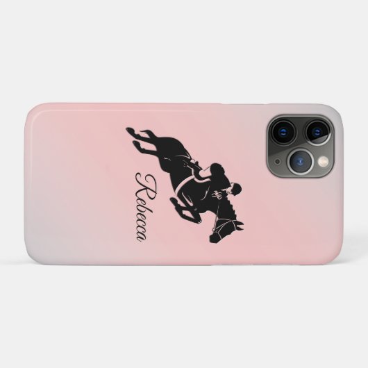 Coques Case-Mate iPhone Cavalier de saut d'obstacles (Dos (Horizontal))