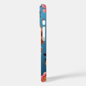 Coques Case-Mate iPhone Cavalier King Charles Pastel Fleurs & Papillons (Verso / Gauche)