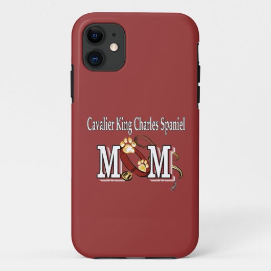 Coques Case-Mate iPhone Cavalier King Charles Spaniel Maman Cadeaux (Dos)