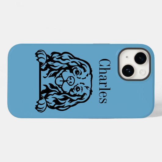 Coques Case-Mate iPhone Cavalier King Charles Spaniels (Verso (horizontal))
