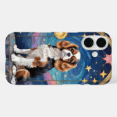 Coques Case-Mate iPhone Cavalier King Charles Stainverre Ciel & Étoiles (Verso (horizontal))