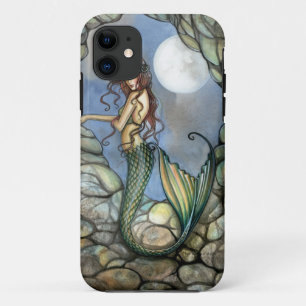 Coque iPhone 11 Caverne cachée Sirène Imaginaire d'art Sirènes