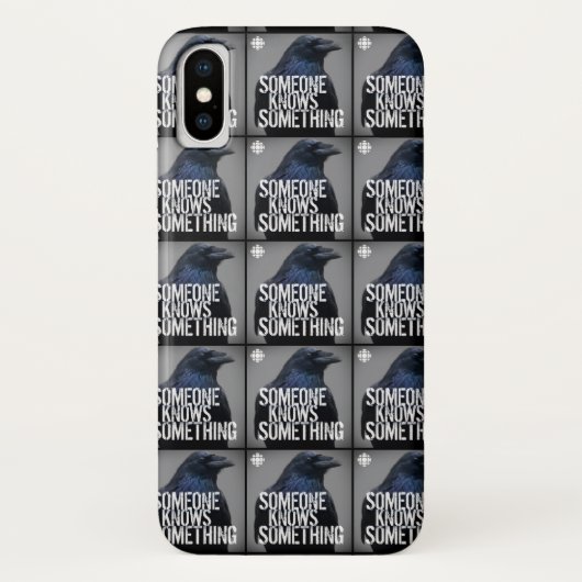 Coques Case-Mate iPhone CBC Quelqu'Un Sait Quelque Chose (Dos)