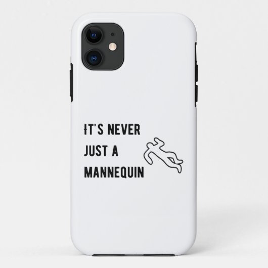 Coques Case-Mate iPhone Ce n'est jamais un mannequin (Dos)