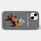 Coques Case-Mate iPhone Ce n'est pas mon premier RODEO : Bull rider (Verso (horizontal))