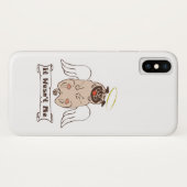Coques Case-Mate iPhone Ce n'était pas moi ange carlin drôle de citation (Dos (Horizontal))
