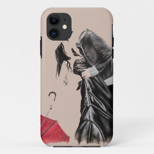 Coques Case-Mate iPhone Ce parapluie rouge (Dos)
