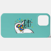 Coques Case-Mate iPhone Ce qui vous rend différents Elephant Maman Autisme (Verso (horizontal))