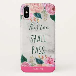 Case-Mate iPhone Case Ce Trop Devrait Passer Girly Floral Nom Personnali