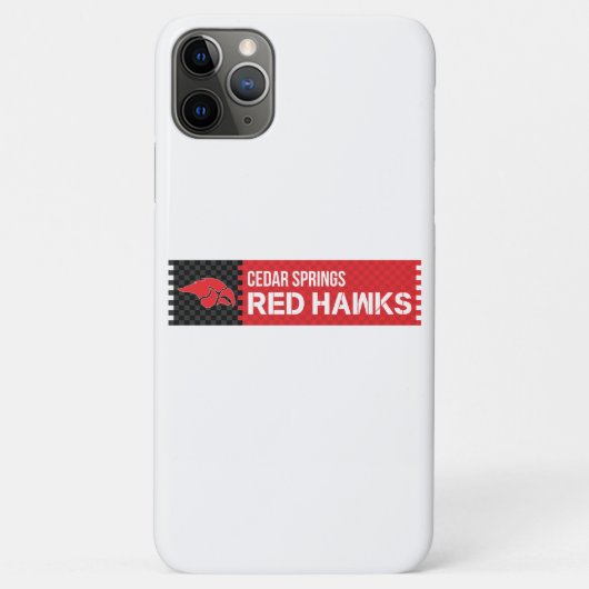 Coques Case-Mate iPhone Cedar Springs Red Hawks (Dos)