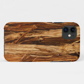 Coques Case-Mate iPhone Cèdre texturé en écorce de bois (Dos (Horizontal))