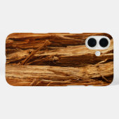 Coques Case-Mate iPhone Cèdre texturé en écorce de bois (Verso (horizontal))