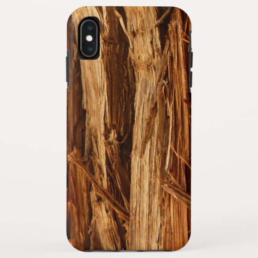 Coques Case-Mate iPhone Cèdre texturé en écorce de bois (Dos)