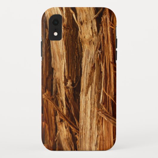 Coques Case-Mate iPhone Cèdre texturé en écorce de bois (Dos)