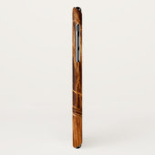 Coques Case-Mate iPhone Cèdre texturé en écorce de bois (Dos/Gauche)