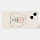 Coques Case-Mate iPhone Ceintures de club de basket rose et vert esthétiqu (Verso (horizontal))