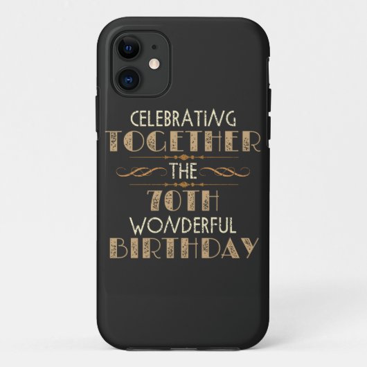 Coques Case-Mate iPhone celebrating the 70th birthday (Dos)