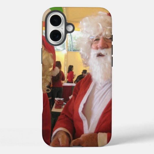 Coques Case-Mate iPhone Célébration de Noël de père Noël et Mme Claus - Fe (Verso)