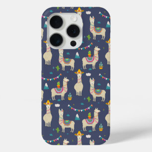 Coque iPhone 15 Pro Célébration Llama Motif
