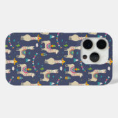 Coques Case-Mate iPhone Célébration Llama Motif (Verso (horizontal))