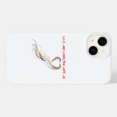 Coques Case-Mate iPhone Célébrer l'amour et la conception de connexion (Verso (horizontal))