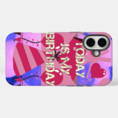 Coques Case-Mate iPhone Célébrer Mes Bénédictions Joyeuses d'Anniversaire (Verso (horizontal))