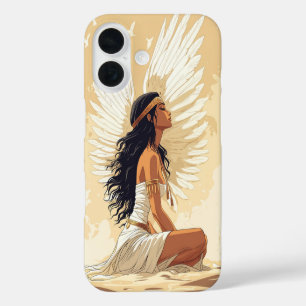 Coques iPhone 16 Céleste Ange Prière Téléphone Case