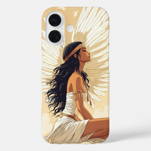 Coques Case-Mate iPhone Céleste Ange Prière Téléphone Case (Verso)