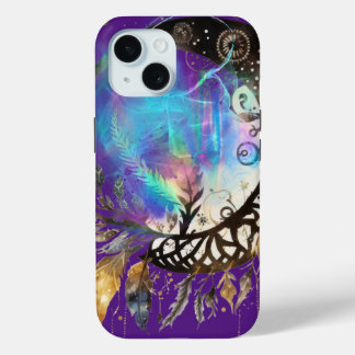 Coque Pour iPhone 15 Céleste Bohème Spirituel Iphone 15 Téléphone