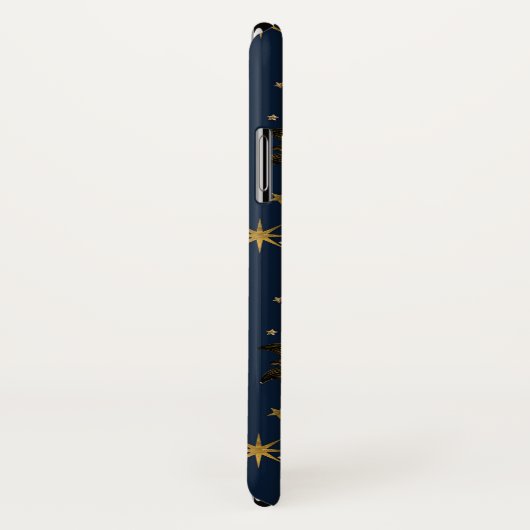 Coques Case-Mate iPhone Céleste doré (Dos/Droite)