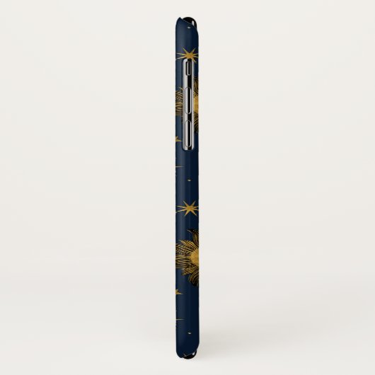 Coques Case-Mate iPhone Céleste doré  (Dos/Gauche)