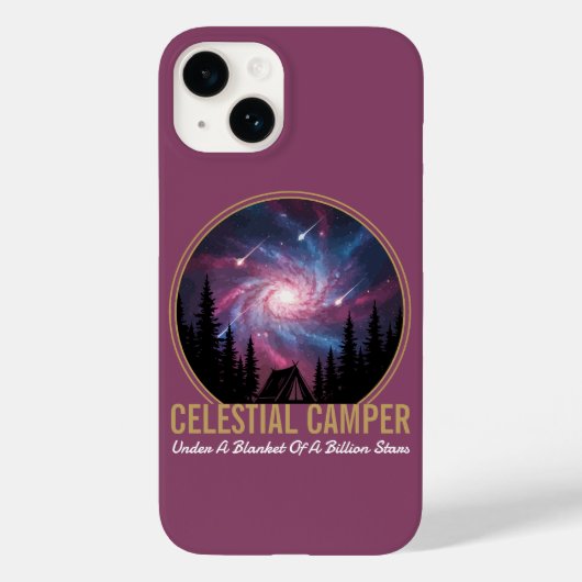 Coques Case-Mate iPhone Celestial Camper Galaxy Night Scene (Verso)